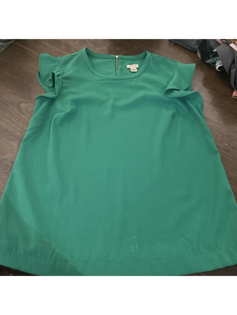 Jcrew Women's Green Blous